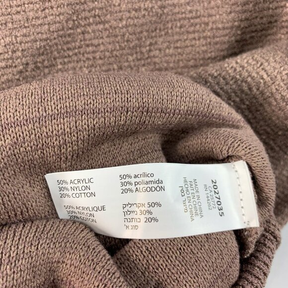 Black Tape Sweater Womens Size Xlarge Brown Long Sleeve New - Picture 4 of 7